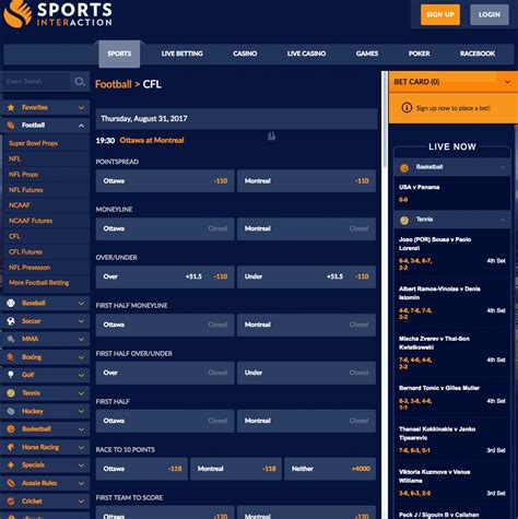 sports interaction sports betting.